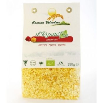 Specialitate bio de orez risotto cu ardei cascina belvedere 250 g