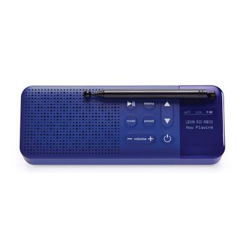 Radio 2 in 1 Lexon, RIO, functie boxa Bluetooth, tehnologie DAB+ si FM, autonomie 4 h,reincarcare prin USB-C,albastru elefant.ro imagine noua 2022