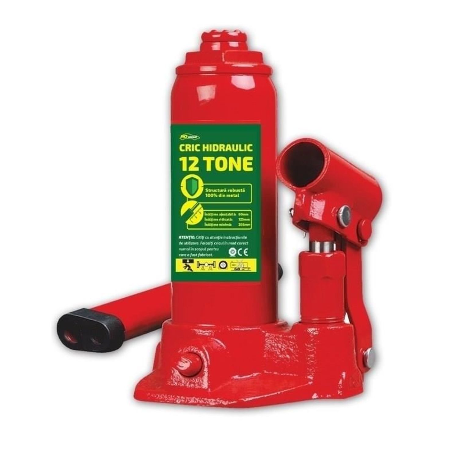 Cric hidraulic RoGroup, 12T fotografia produsului