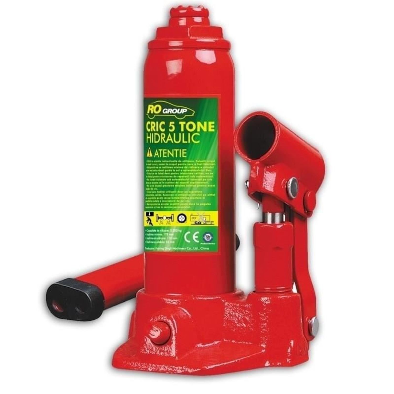Cric hidraulic RoGroup, 5T fotografia produsului