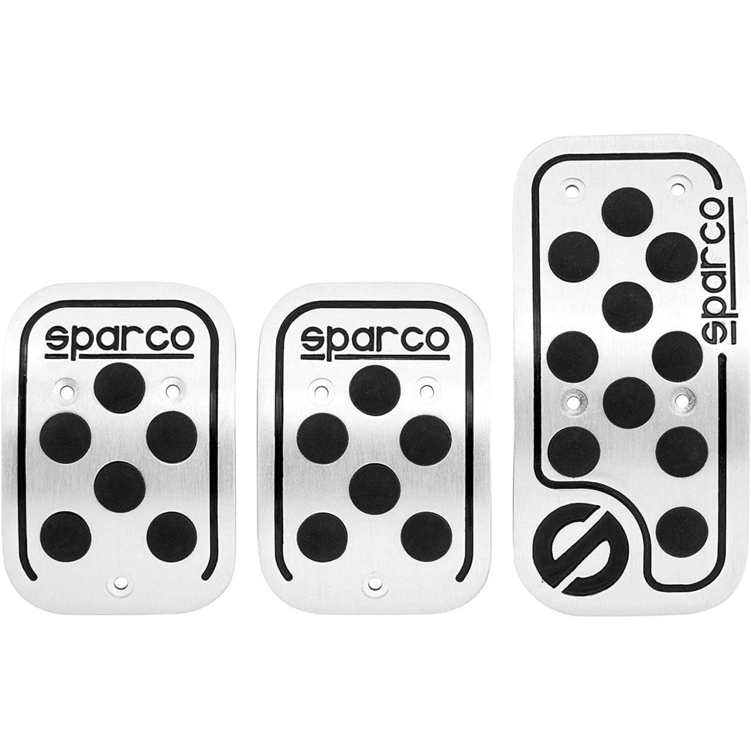 Ornamente pedale Sparco Racing Black fotografia produsului
