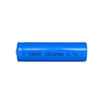 Acumulator li-ion tip 18650, capacitate mare 1200 mah, 3.7v, dimensiuni 18x65x65 mm