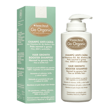 Șampon organic pentru creșterea părului normal/gras, 500 ml, Fridda Dorsch elefant.ro