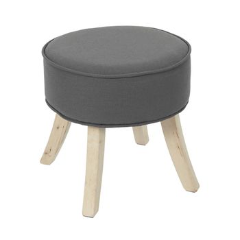 Taburet rotund gri, romeo
