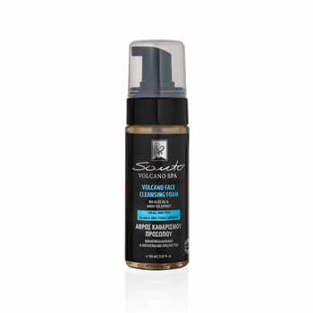 Spuma de curățare pentru față, 150 ml, santo volcano spa