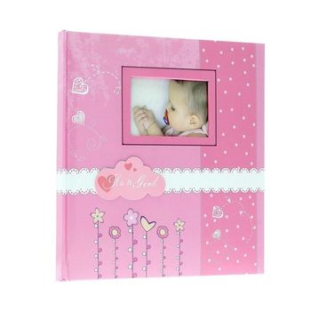 Album foto Bambini personalizabil ProCart poze autoadezive 100 pagini 29x32cm copii roz