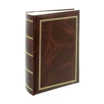 Album foto classic 10x15 procart, stocare 300 poze, tip carte, spatiu notite, culoare maro