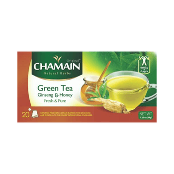 Ceai Verde, Ginseng si Lamaie Chamain 20 Plicuri