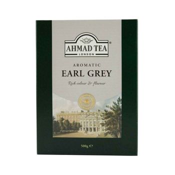 Ceai negru Aromatic Early Grey cu frunze libere, Ahmad tea, 500 gr