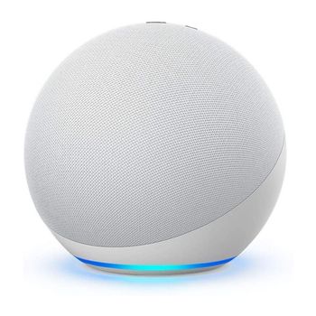 Boxa inteligenta amazon echo 4 generation cu alexa dolby audio, white