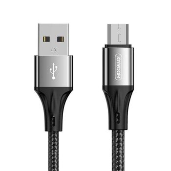 Cablu de Date si Incarcare USB – microUSB Joyroom 3A 1m Negru S, N1 elefant.ro imagine noua 2022