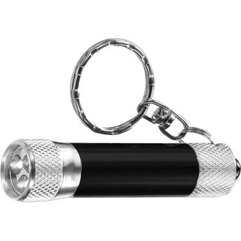 Breloc cu lumina uv, procart, 3 led-uri, mini lanterna, 365 nm, negru
