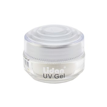Gel uv lidan, procart, pentru unghii, alb