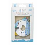Bocioland - Jucarie de dentitie din silicon, Gogoasa, Albastru fotografia produsului View 2 S