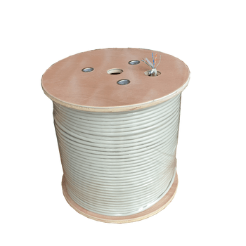 Cablu ftp (ecranat) cat6 arcnet, cupru 100%, ideal supraveghere si cablare structurata, fir solid 0.51mm, tambur-lemn 305m