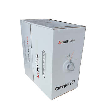 Cablu utp patch cat5e arcnet, cupru 100%, stranded, fir litat 26awg, rola 305m
