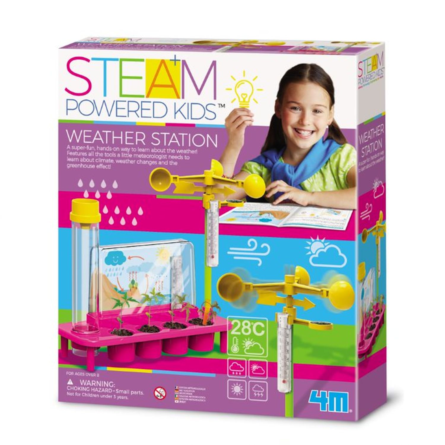 Kit stiintific Statia Meteo, STEAM Kids fotografia produsului