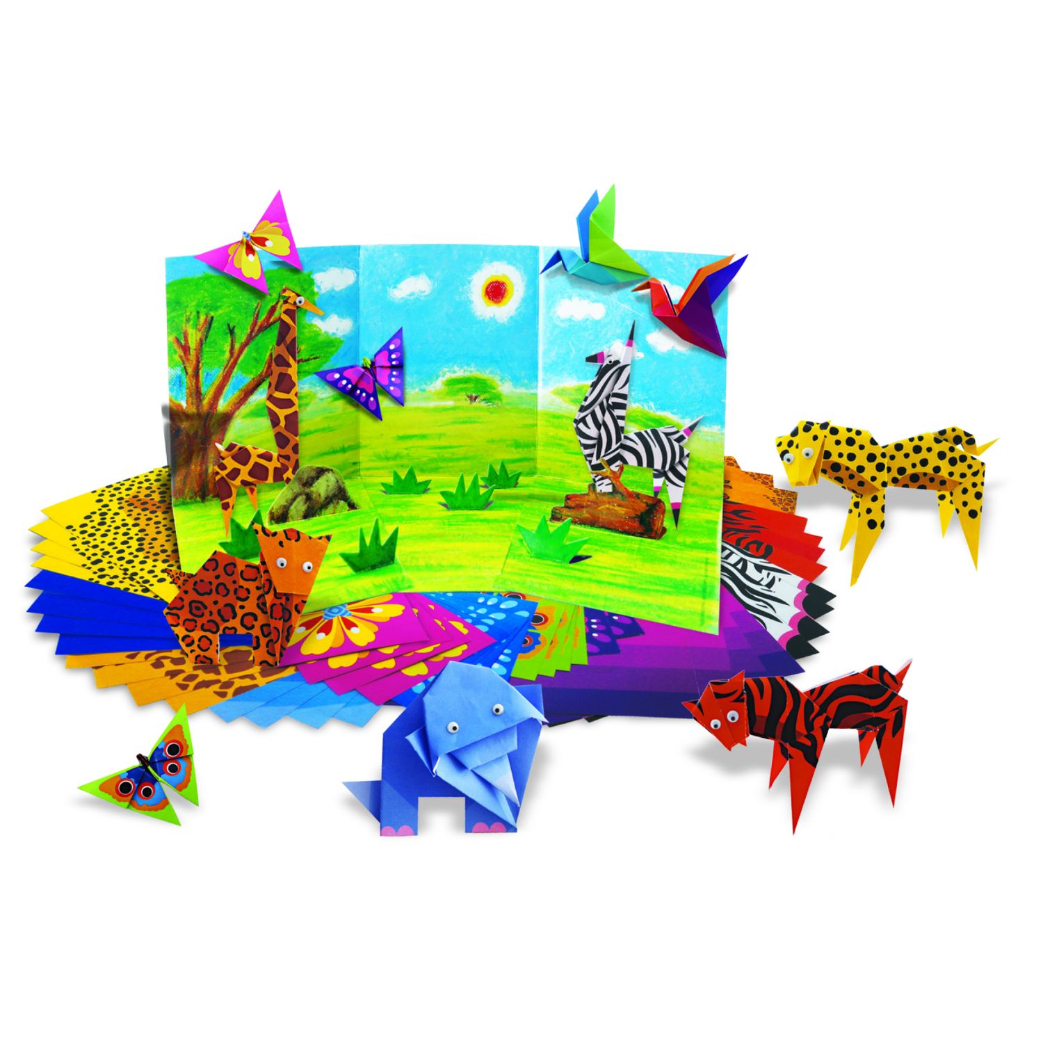 Mini set creativ - Origami Animale Zoo, LittleCraft fotografia produsului View 3 L