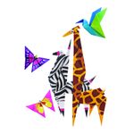 Mini set creativ - Origami Animale Zoo, LittleCraft fotografia produsului View 2 S