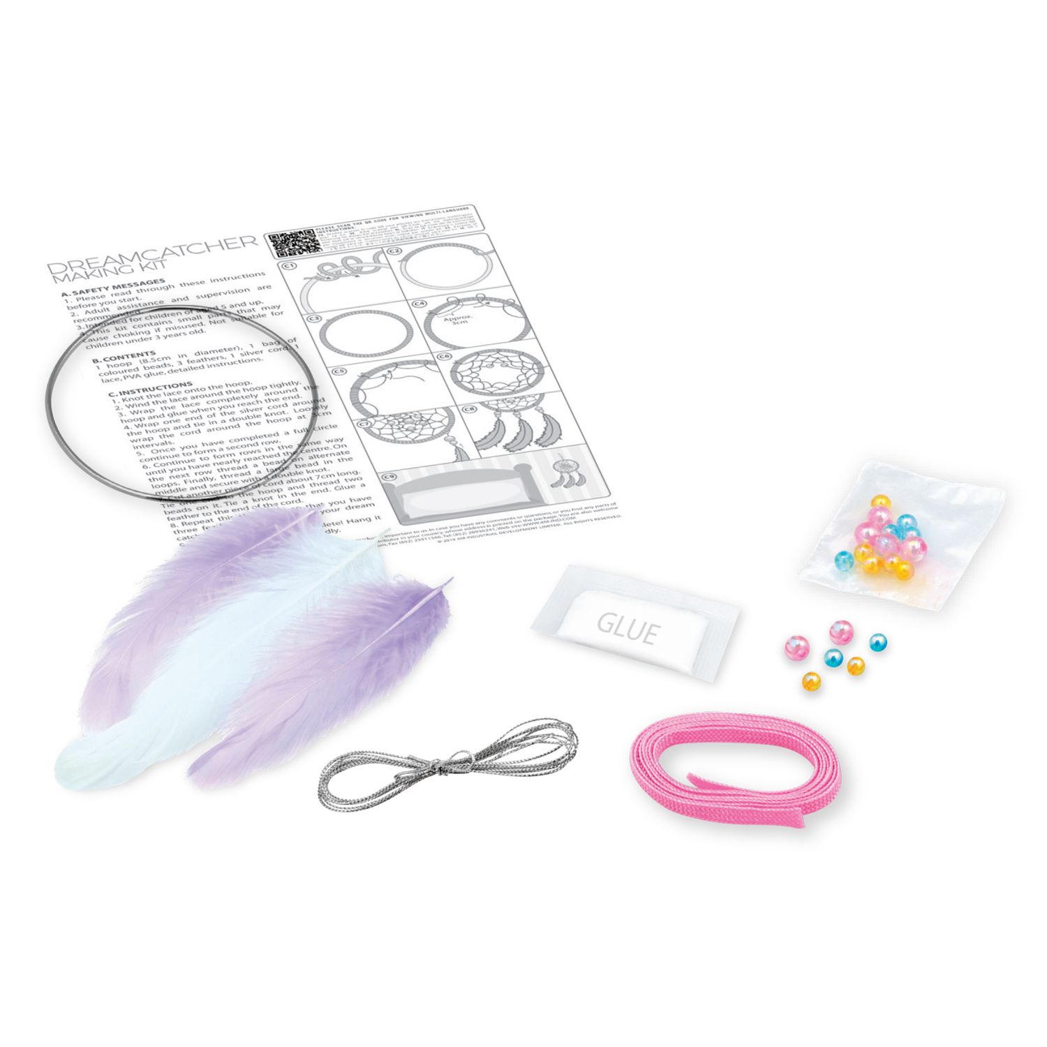 Mini set creativ - Dreamcatcher, LittleCraft fotografia produsului View 3 L