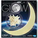 Decoratiuni de perete fosforescente - Luna si stele fotografia produsului