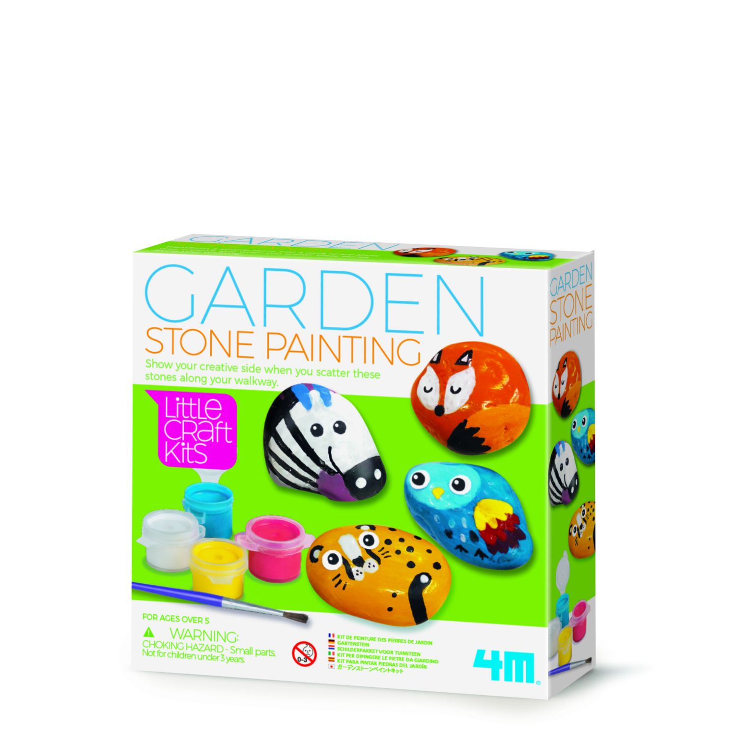 Mini set creativ - Pietre grădină, LittleCraft fotografia produsului