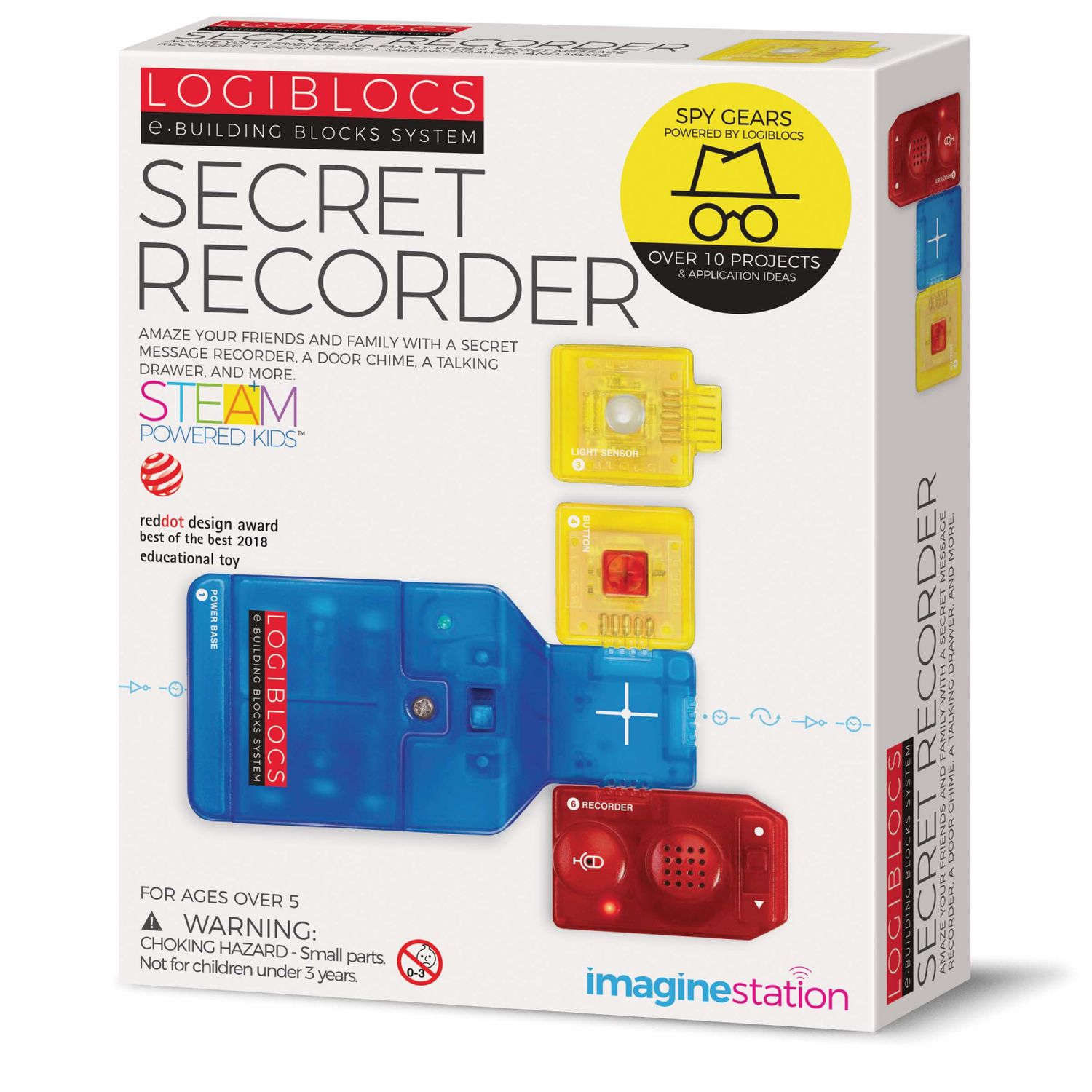 Joc electronic Logiblocs - set Secret Recorder fotografia produsului
