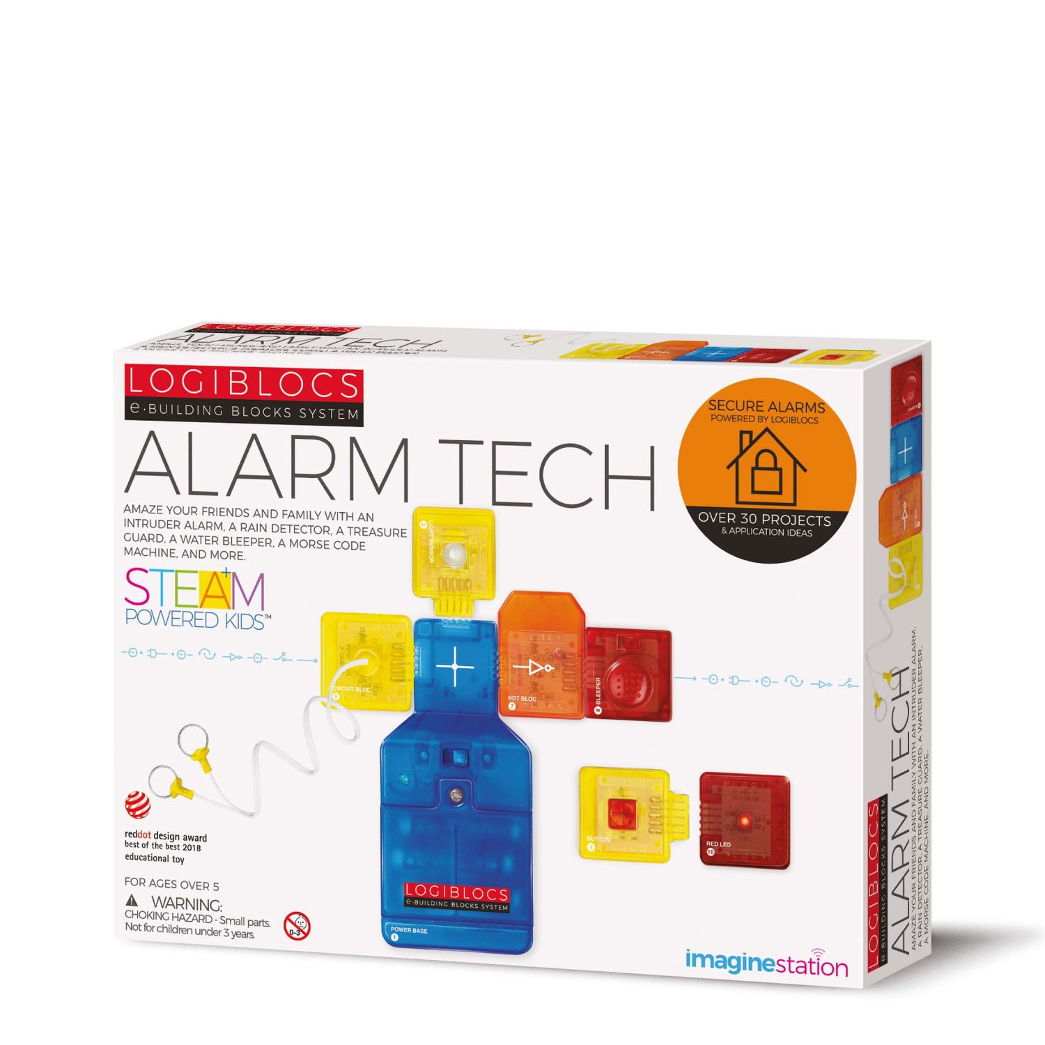 Joc electronic Logiblocs - set Alarm Tech fotografia produsului