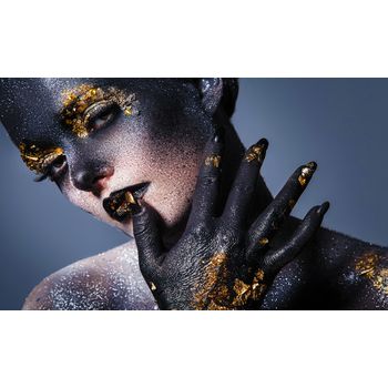 Tablou,arlata word mag,dormitor,living,portret1273,rama lemn,multicolor,120x80 cm