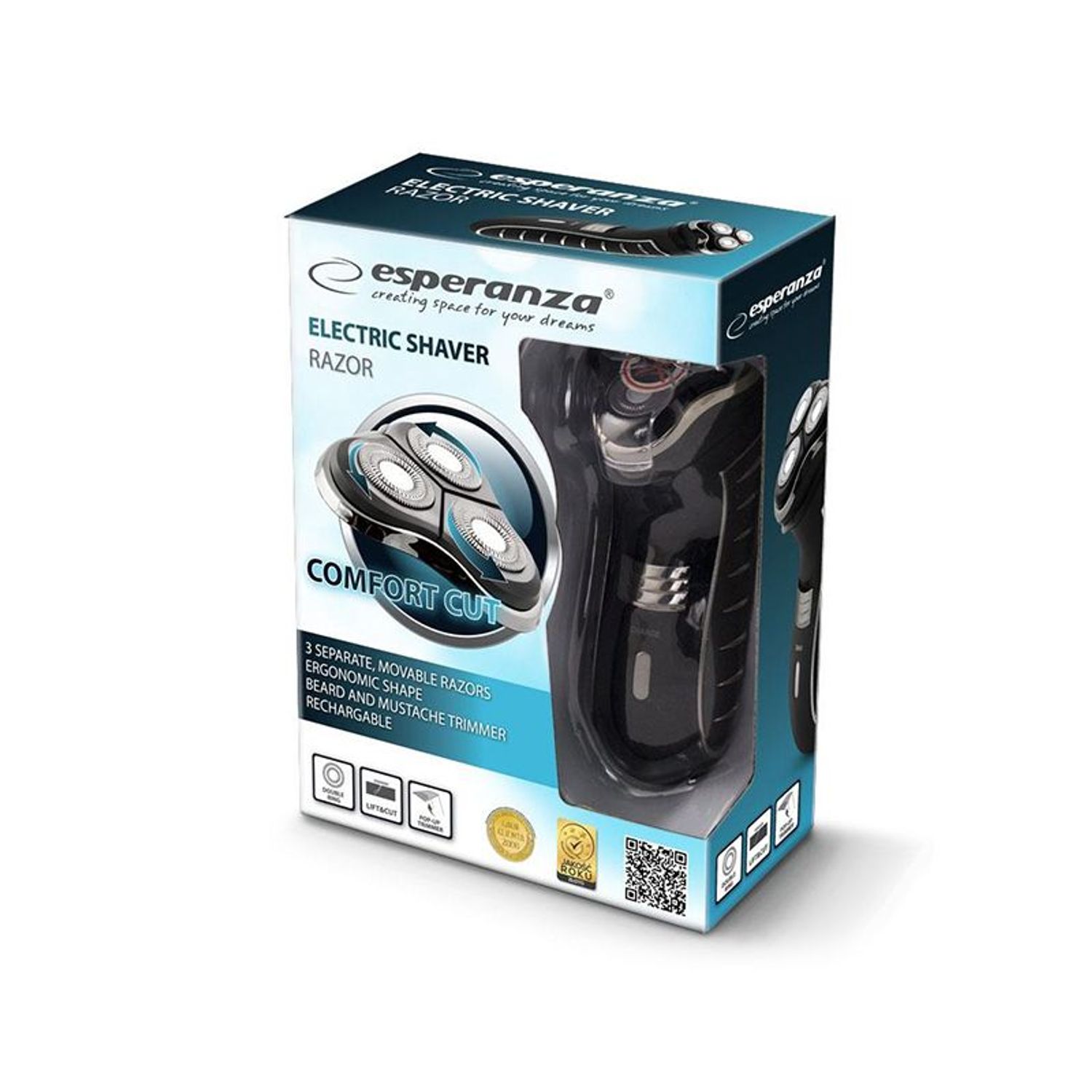 Aparat De Ras Rotativ Razor Esperanza fotografia produsului View 2 L
