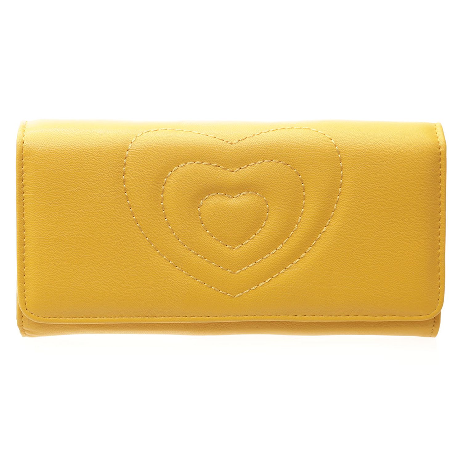 Portofel De Dama Heart Galben, Ella Icon fotografia produsului