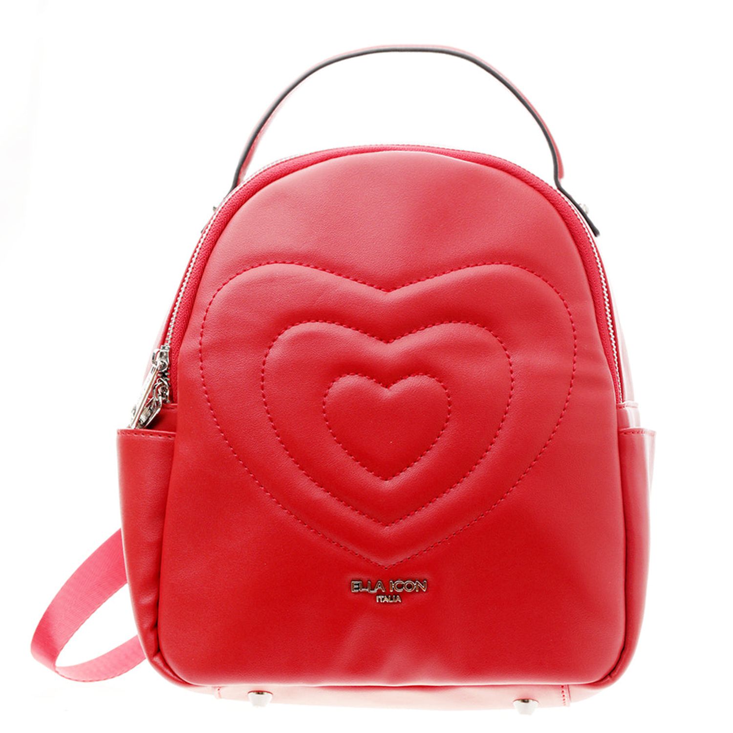 Rucsac De Dama Heart Rosu 24*27*11 Cm, Ella Icon fotografia produsului