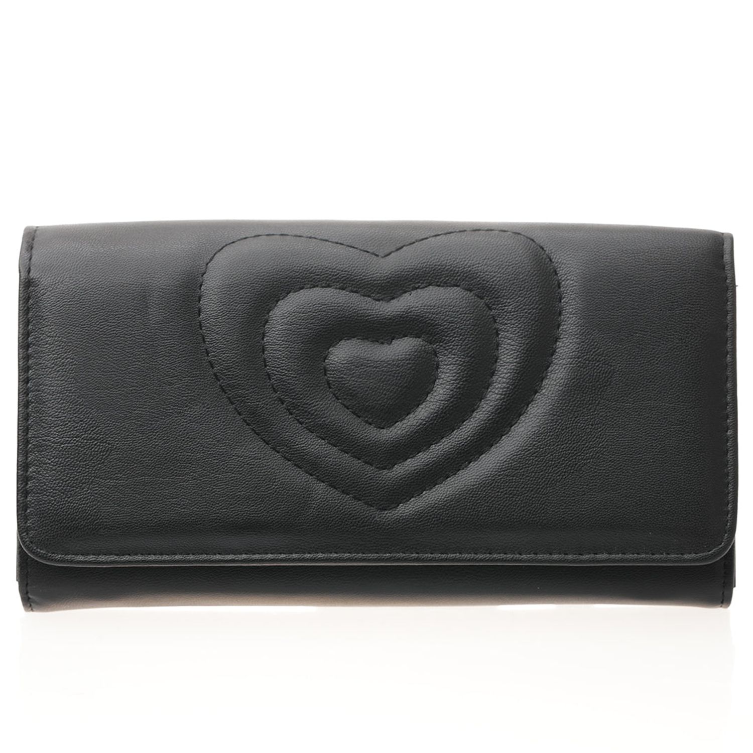 Portofel De Dama Heart Negru, Ella Icon fotografia produsului