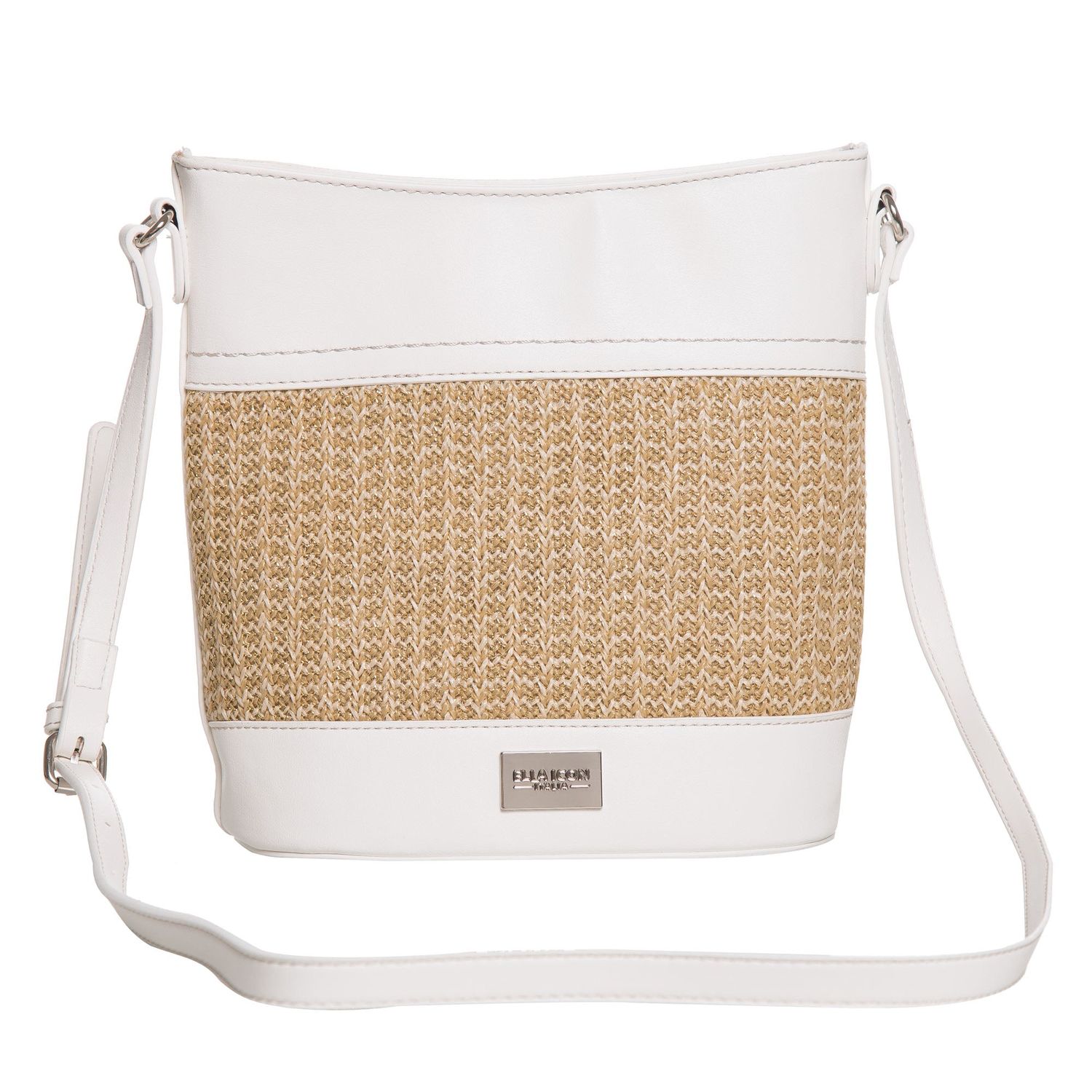 Geanta Dama Lana Alba 24*22*13 Cm, Ella Icon fotografia produsului