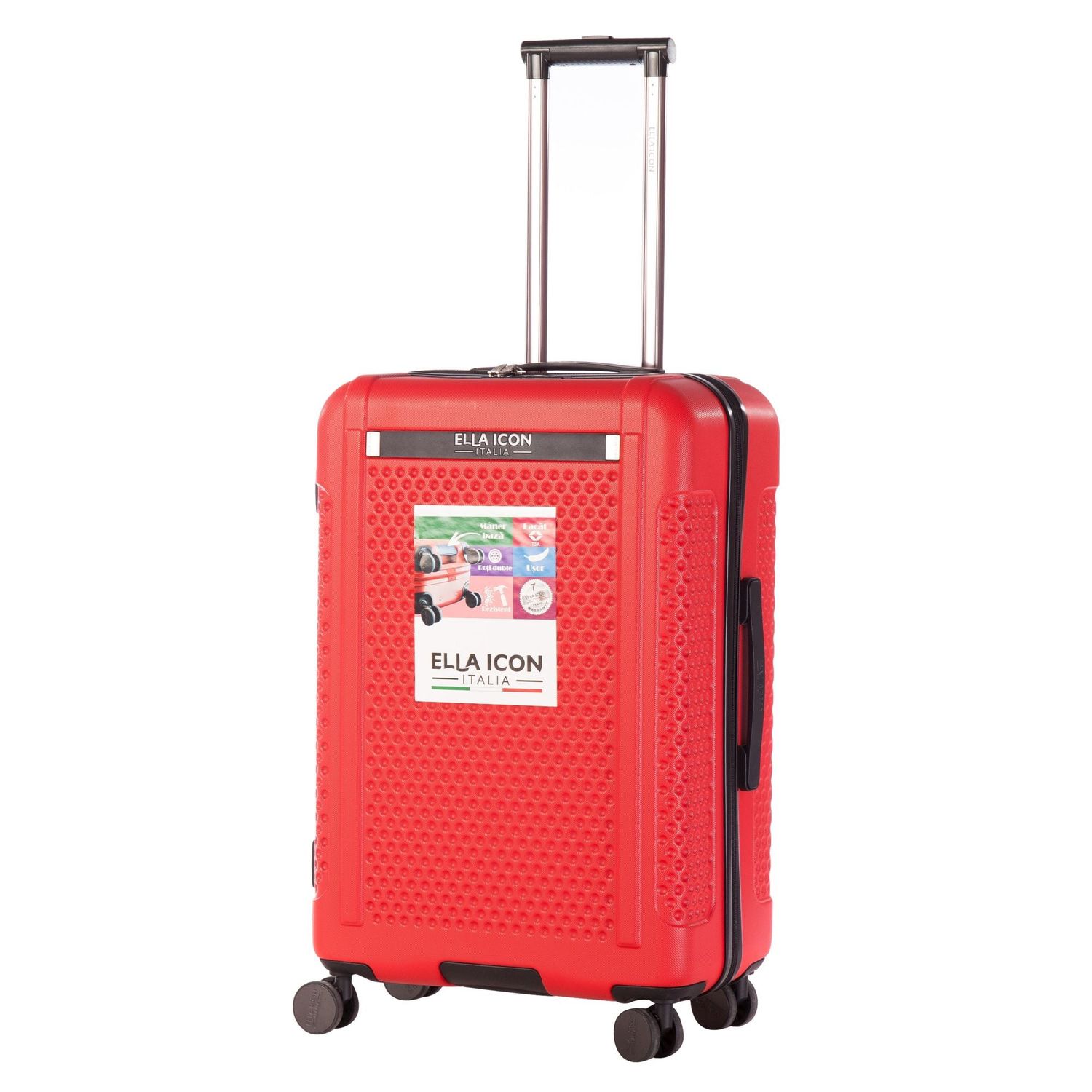 Troler Optic Rosu 70*46*27 Cm, Ella Icon fotografia produsului View 3 L