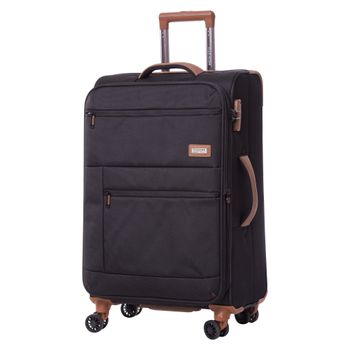 Troler atena negru 67x41x27 cm, ella icon