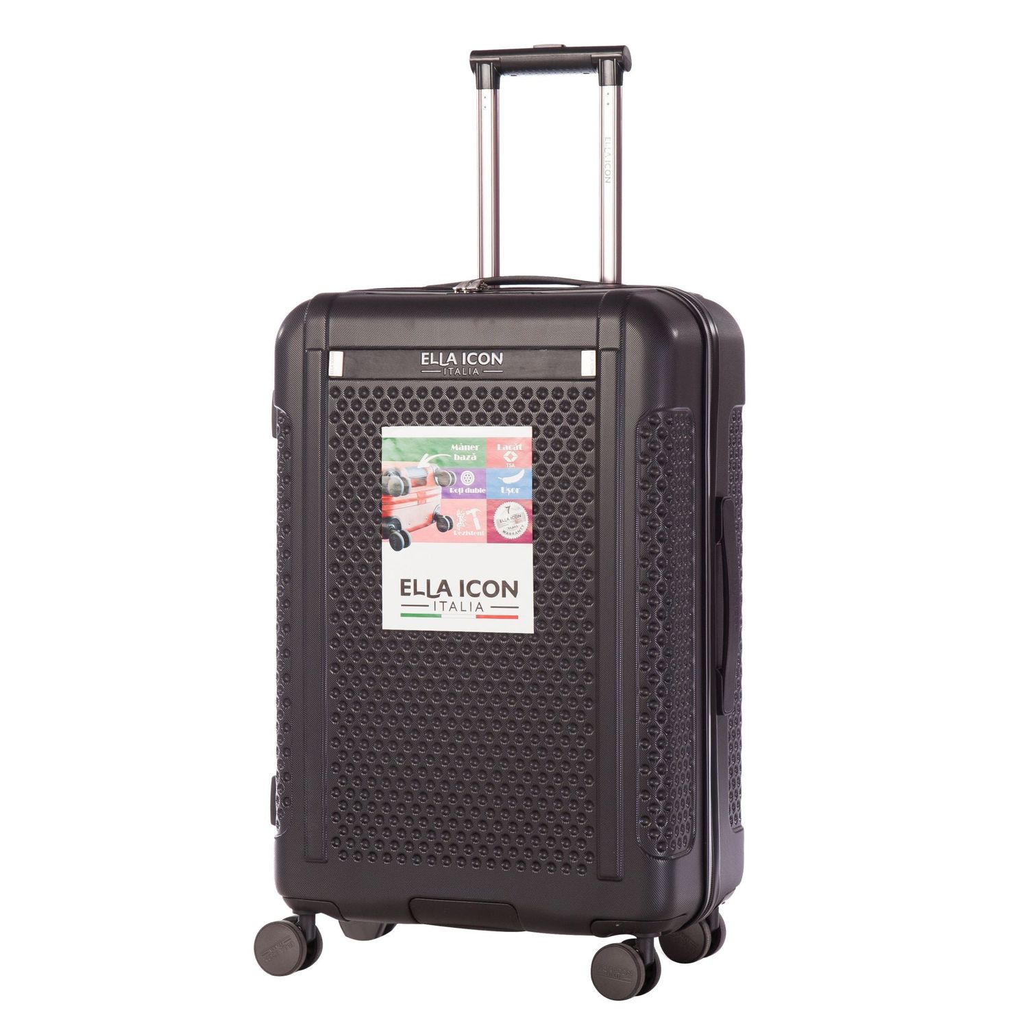 Troler Optic Negru 70*46*27 Cm, Ella Icon fotografia produsului View 5 L