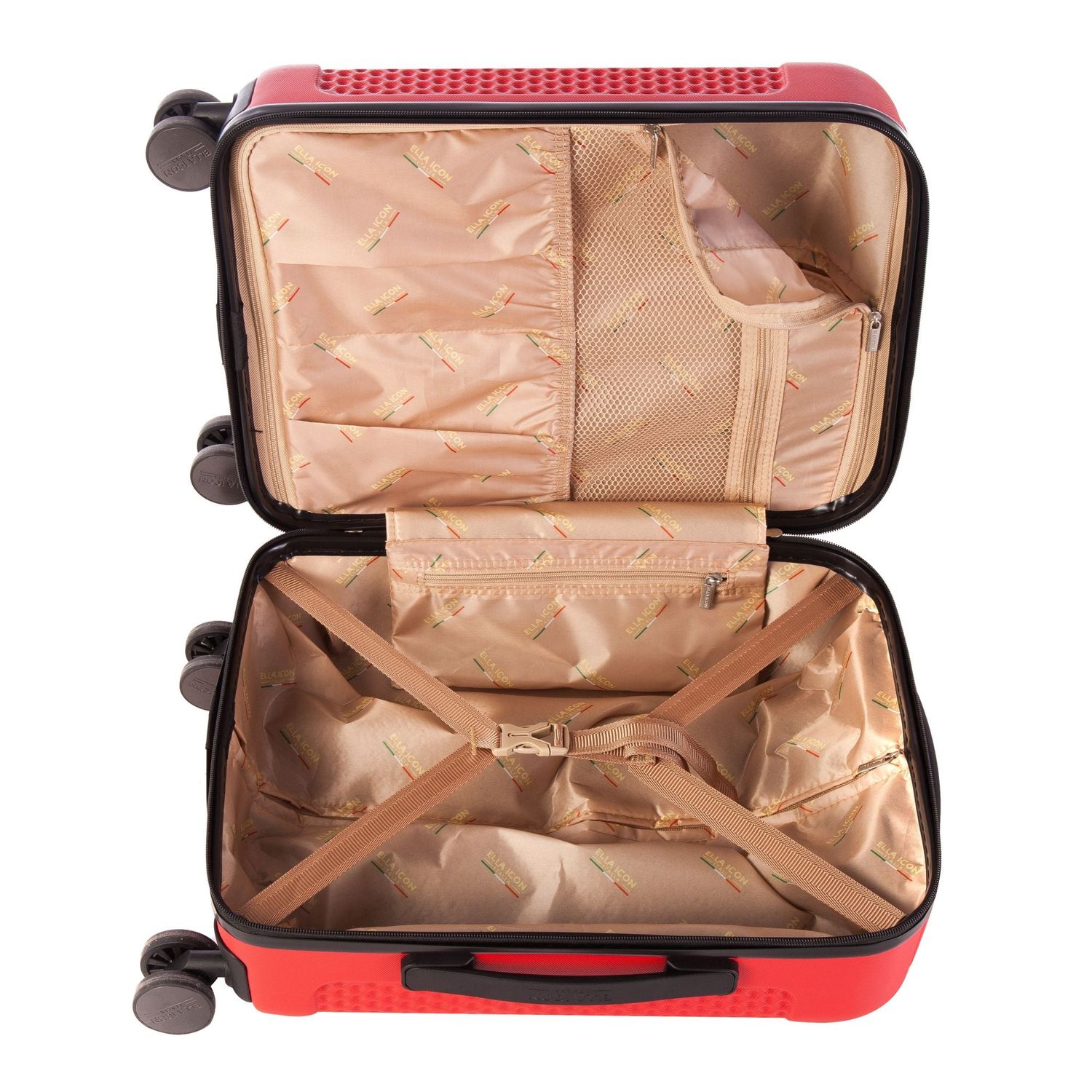 Troler Optic Rosu 55*38*23 Cm, Ella Icon fotografia produsului View 2 L