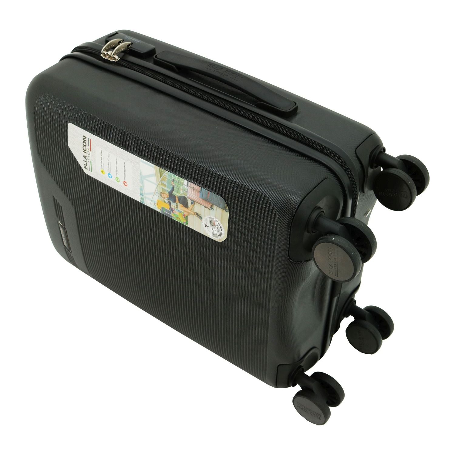 Troler Fly Negru 55x39x23 Cm, Ella Icon fotografia produsului View 3 L