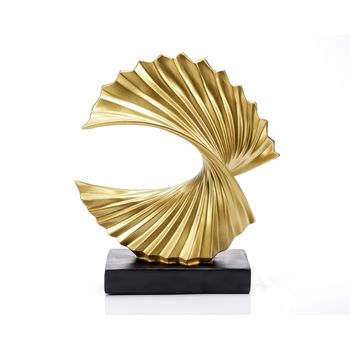 Statueta din rasina, fly gold, auriu, 32 cm, ella home