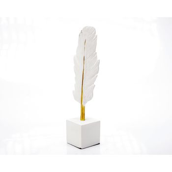 Statueta din rasina, white tree, alb, 29 cm, ella home