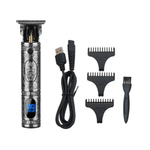 Trimmer De Tuns Cu Acumulator, 3w, Incarcare 1.5 H, Lama Otel Inoxidabil, Afisah Lcd Electronic, Ac220-240v 50-60 Hz, Negru fotografia produsului View 3 S