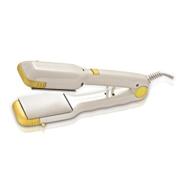 Placa 4 in 1 de indreptat si creponat parul, alimentare 220 240 v,temp max 160 grade, culoare alb/galben