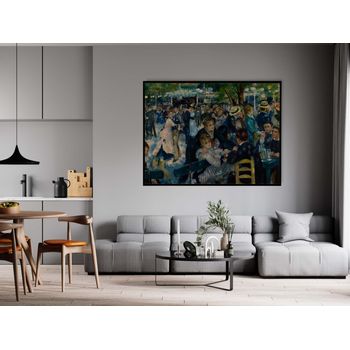 Tablou canvas, intaglio, color, clasic, dance at le moulin de la galette de pierre renoir, print pe panza premium, pentru living rnr01-1