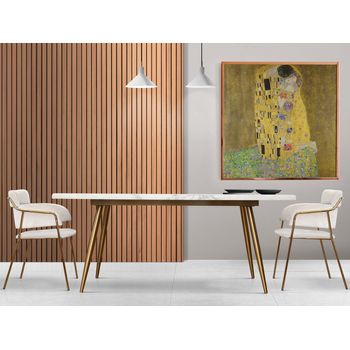 Tablou canvas, intaglio, multicolor, modern, the kiss de gustav klimt, print pe panza premium, pentru living