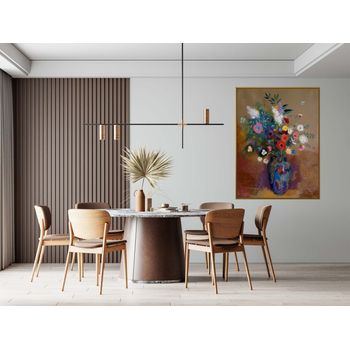Tablou canvas, intaglio, color, clasic, buchet de flori colorate, print pe panza premium, pentru bucatarie, living, hol flrc04-2