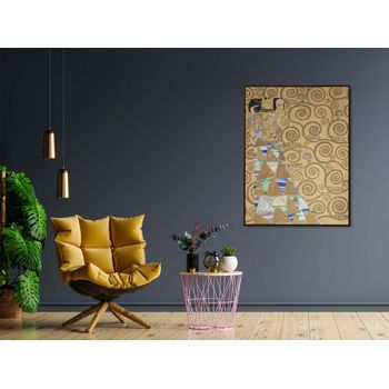 Tablou canvas, multicolor, intaglio, modern, part 2 expectation dancer, de gustav klimt, print pe panza premium, pentru living klmt22c1-1