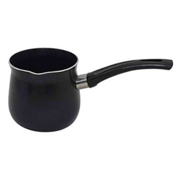 Ibric metal, 13 x 12 cm, 1.2 l, negru