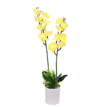 Flori artificiale decorative luminoase cu ghiveci, 82 x 12 cm