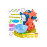 Kit plastilina, avion cu masa pentru paste, forme si accesorii, Malplay 108955 fotografia produsului